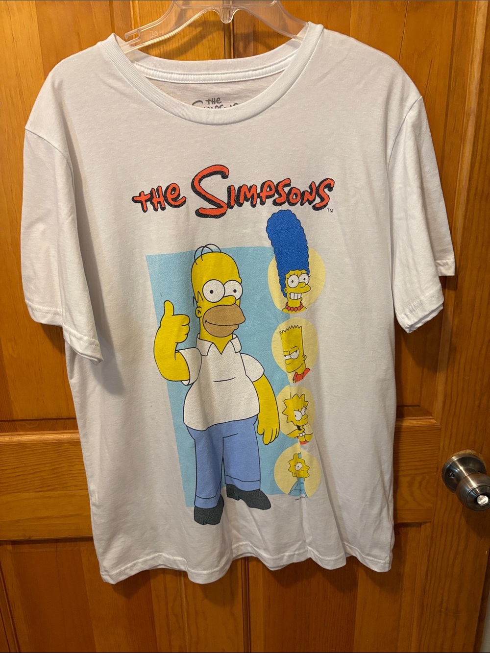 The Simpsons White Kids Graphic Tee - Family Character Print